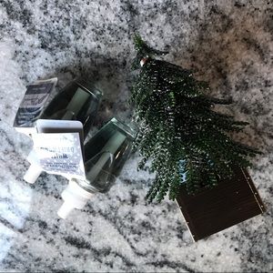 Glitter Pine tree NIGHTLIGHT Plug in Wallflower with 2  Refills white Driftwood